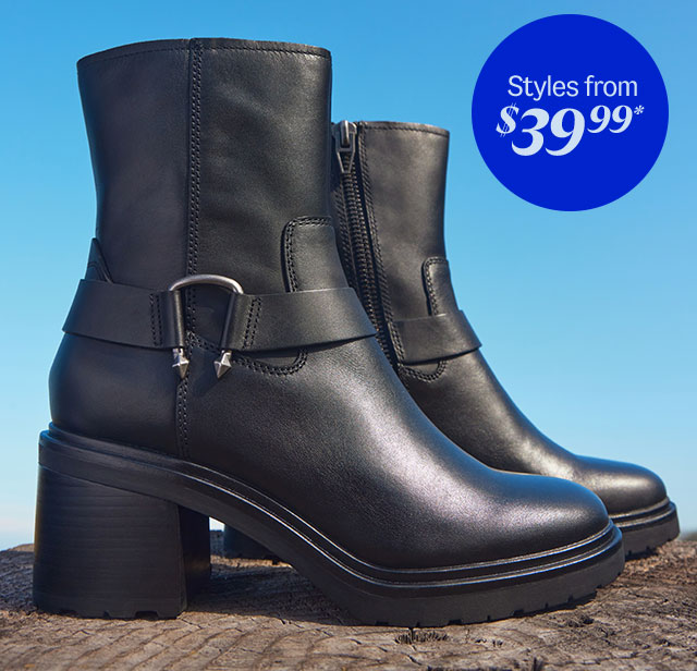 boot styles from $39.99*